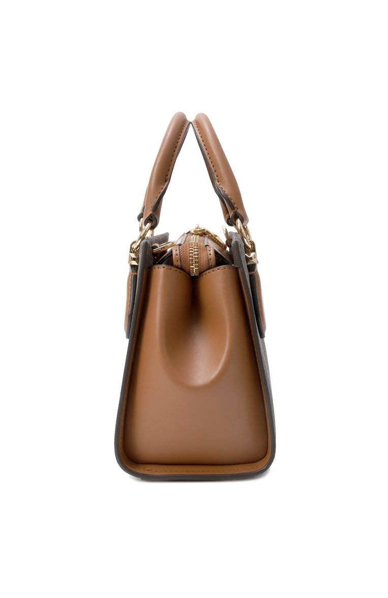 Женская сумка marilyn MICHAEL MICHAEL KORS коричневого цвета, арт. 32F2G6AC1B | Фото 3 (Материал: Экокожа; Ремень/цепочка: На ремешке; Размер: small)