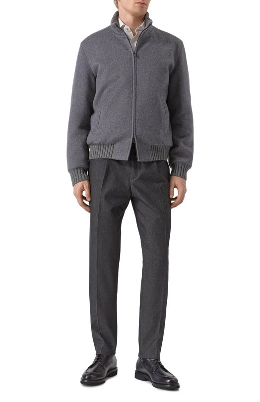 Кашемировый бомбер с норковой подкладкой MVST FTXTRECK-ES4275V BS/LC1599 Серый  FTXTRECK-ES4275V BS/LC1599 Фото 2