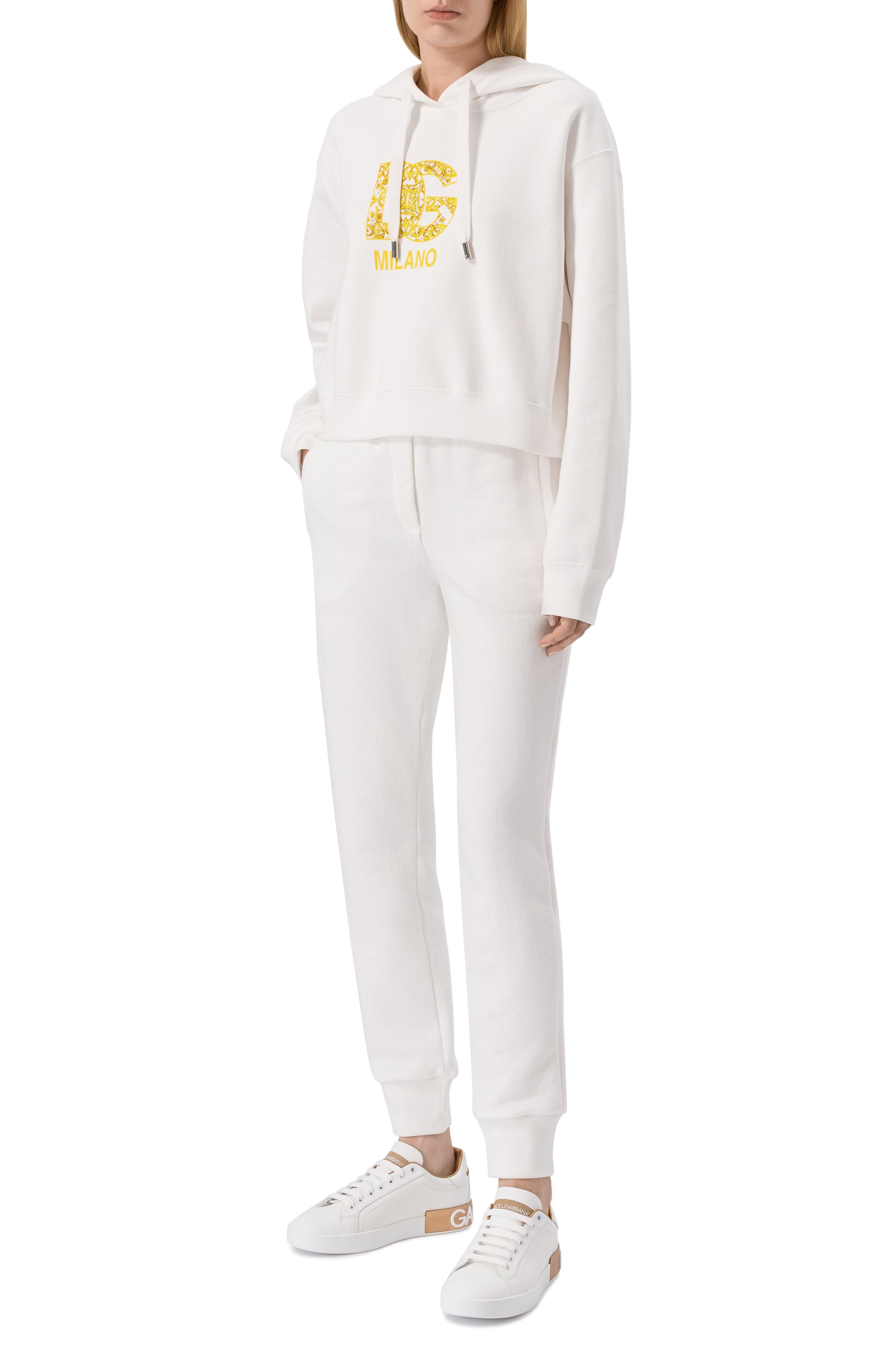 Кожаные кеды portofino DOLCE & GABBANA, арт. CK1544/AX615, фото 2