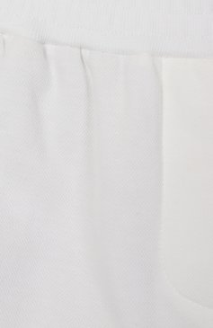 Детские хлопковые шорты BRUNELLO CUCINELLI белого цвета, арт. BG927E638C | Фото 3 (Нос: Не проставлено; Материал внешний: Хлопок; Случай: Повседневный; Ростовка одежда: 13 - 15 лет | 158 см)