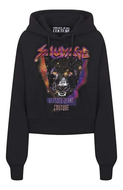 Женский хлопковое худи VERSACE JEANS COUTURE, арт. 78HAIC04/CF00C