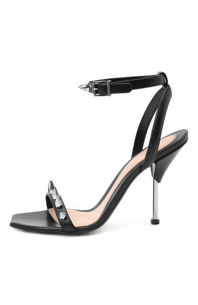Кожаные босоножки ALEXANDER MCQUEEN, арт. 658240/WHWQ1, фото 3