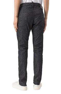 Мужские джинсы cool guy DSQUARED2 черного цвета, арт. S71LB1566/S30357 | Фото 4 (Длина (брюки, джинсы): Стандартные; Стили: Кэжуэл, Streetwear; Кросс-КТ: Деним; Материал внешний: Деним, Хлопок; Силуэт М (брюки): Узкие)