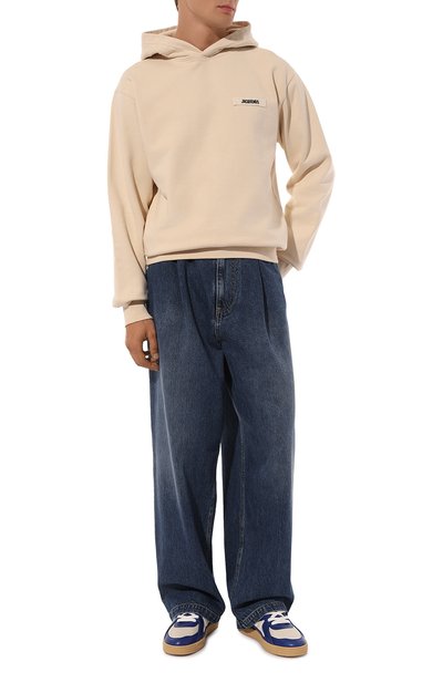 Комбинированные кеды university PALM ANGELS, арт. PMIA078F23LEA0020146, фото 2