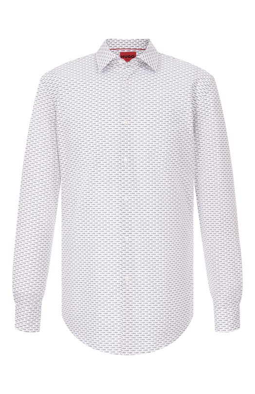 Хлопковая рубашка HUGO 50555318 Белый 50555318