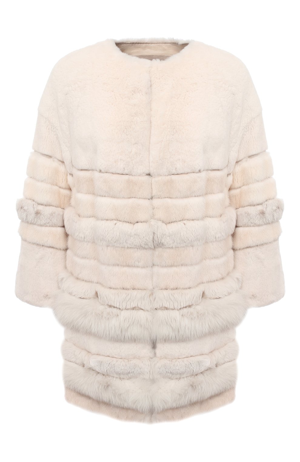 Меховое пальто с укороченным рукавом LORO PIANA, арт. FAI0968, фото 1