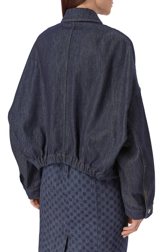 Джинсовая куртка Dries Van Noten 130515/3385 Синий  130515/3385 Фото 4