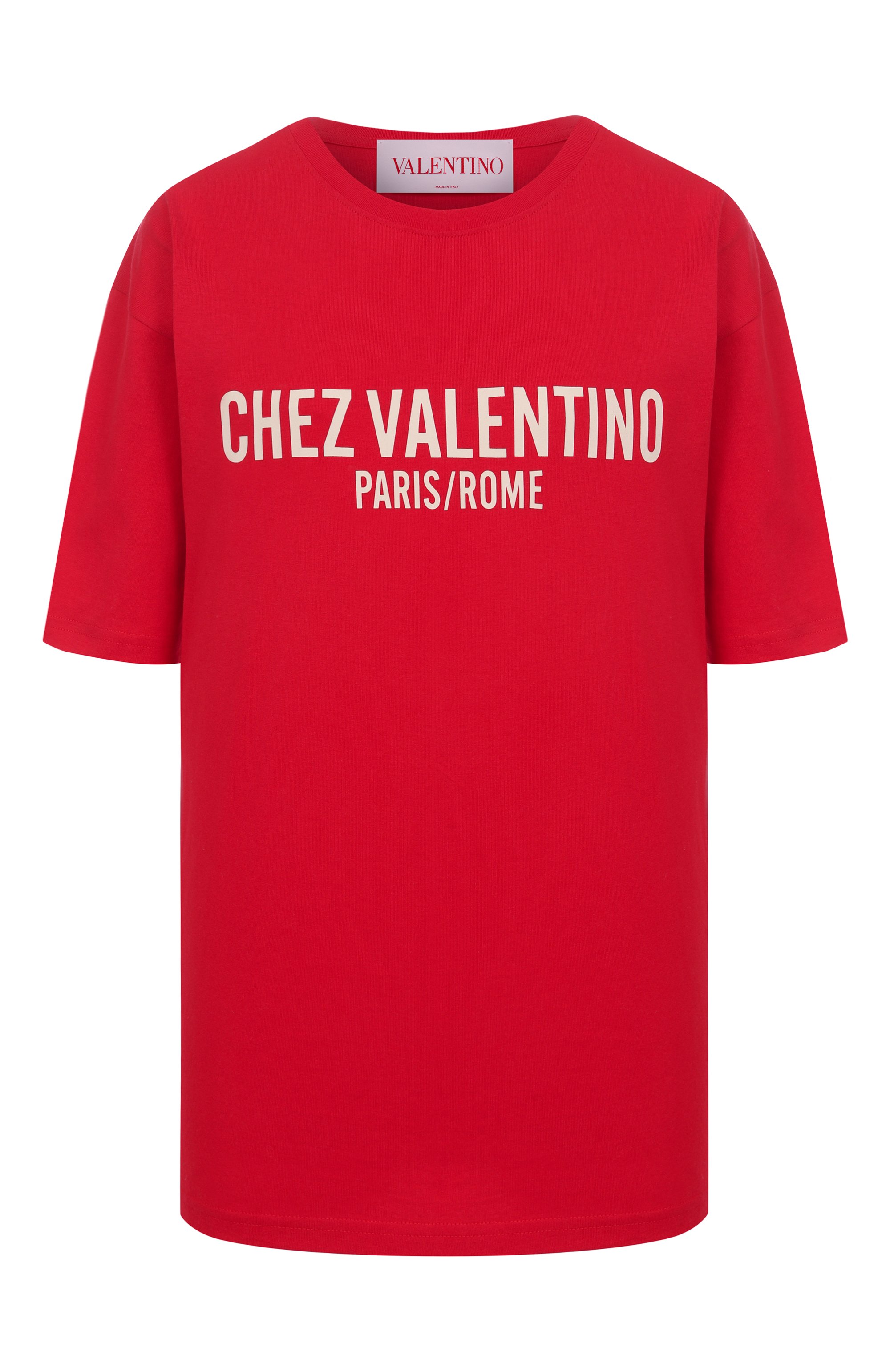 Хлопковая футболка VALENTINO, арт. 6B3MG24Q/95W, фото 1
