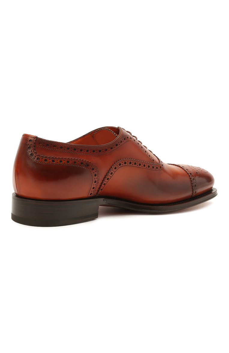 Кожаные оксфорды SANTONI, арт. MCPH17555RB2INGCC45, фото 1