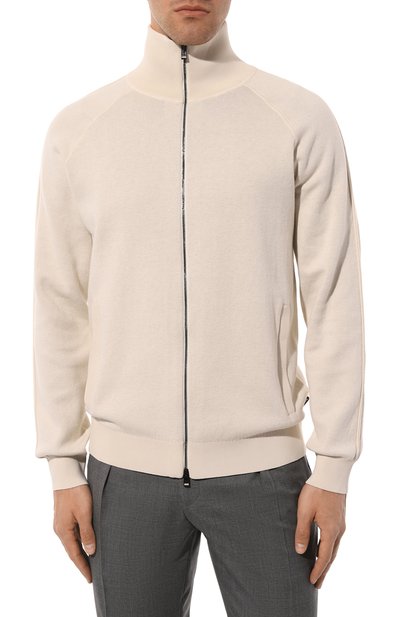 Кардиган из хлопка и шерсти BOSS, арт. 50519629, фото 3