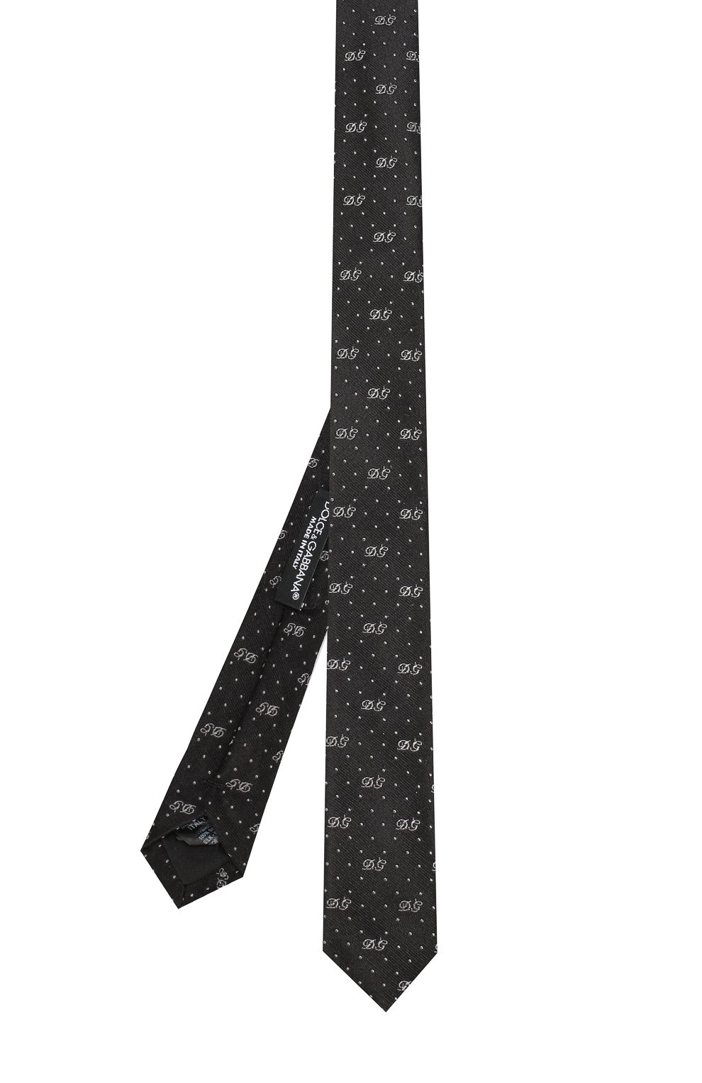 Шелковый галстук с узором DOLCE & GABBANA, арт. GT142E/G0JGM, фото 2