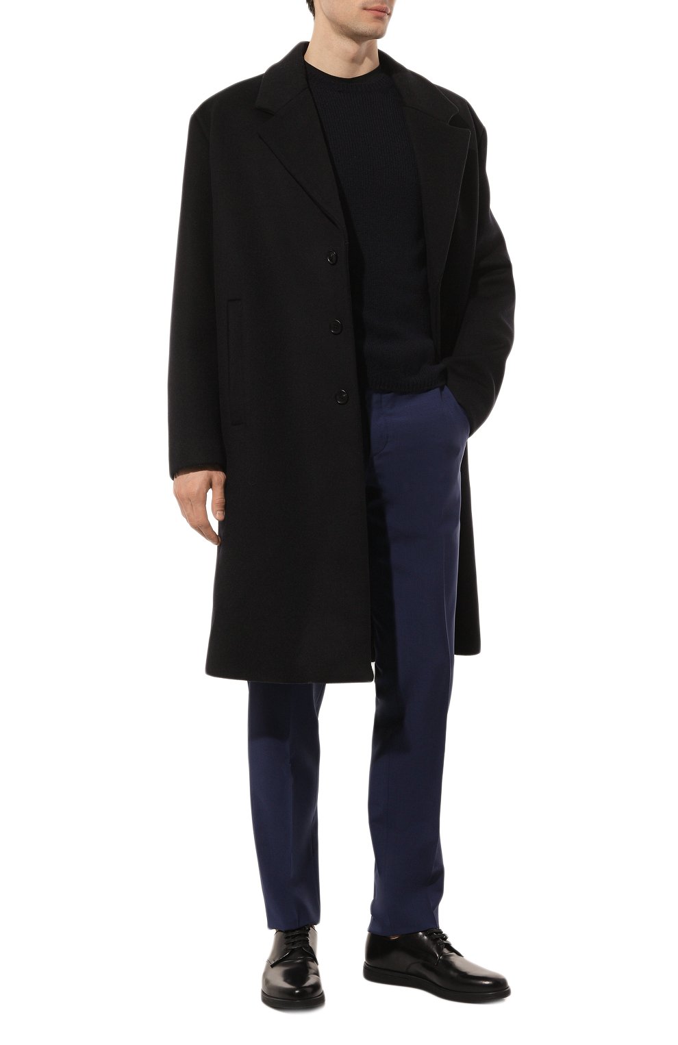 Шерстяные брюки PRADA, арт. UP0073-D39-F073A-201, фото 2