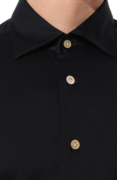 Хлопковая рубашка KITON, арт. UMCNERK06R4911, фото 5