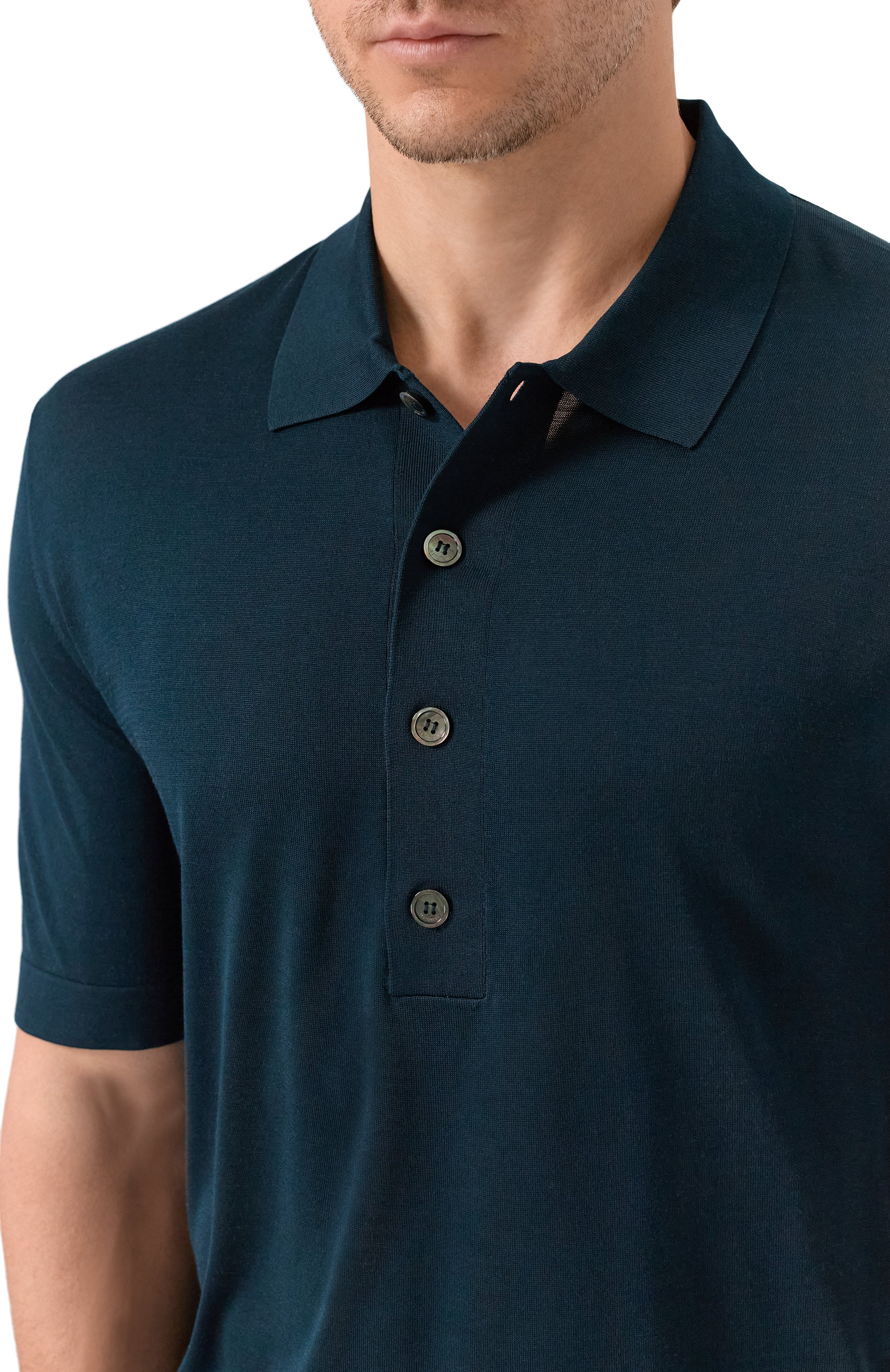 Шелковое поло 12 STOREEZ, арт. 137261, фото 5