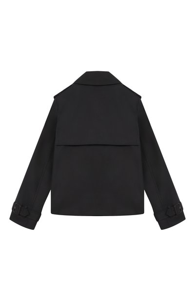 Хлопковый тренч BURBERRY черного цвета по цене 89950 руб., арт. 8126124, фото 2 Хлопковый тренч BURBERRY, арт. 8126124, фото 2