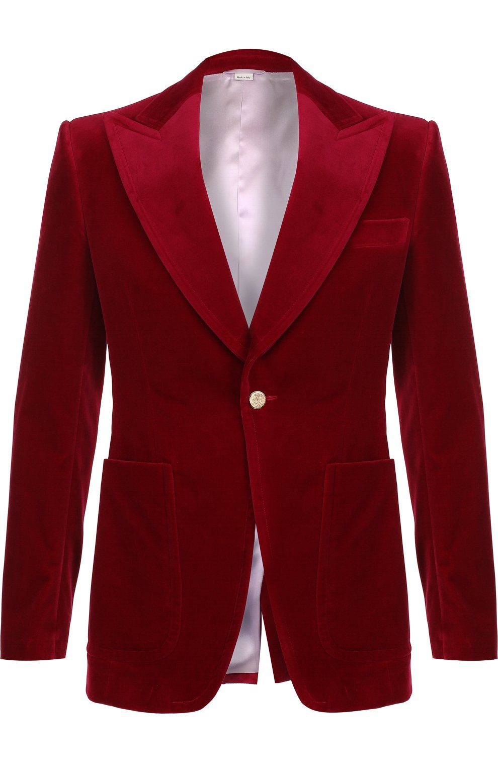 Однобортный вечерний пиджак с остроконечными лацканами GUCCI, арт. 508549/Z409H, фото 1