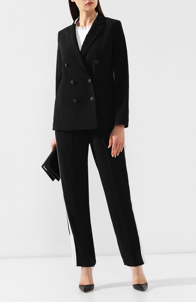 Двубортный жакет RAG AND BONE черно-белого цвета по цене 44050 руб., арт. W2924317G, фото 2 Двубортный жакет RAG AND BONE, арт. W2924317G, фото 2