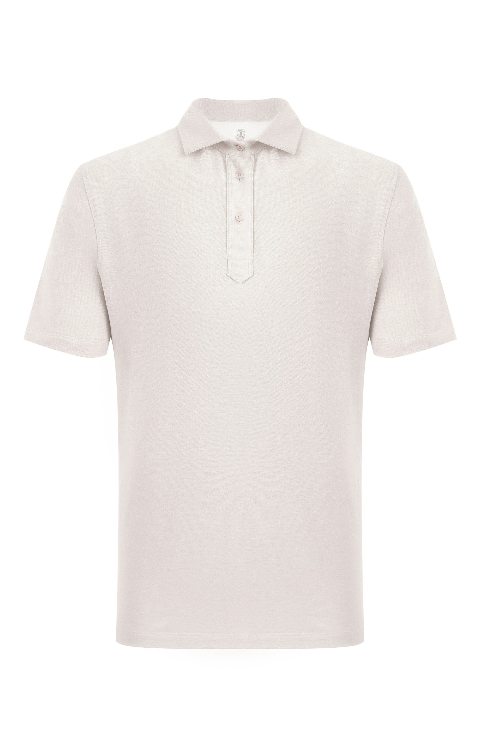 Поло из хлопка и льна BRUNELLO CUCINELLI, арт. MW8623936, фото 1