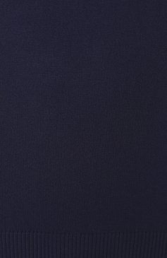 Мужской хлопковый джемпер CANALI темно-синего цвета, арт. C1050/MK02261 | Фото 6 (Рукава: Короткие; Длина (для топов): Стандарт�ные; Материал внешний: Хлопок; Материал сплава: Проставлено; Драгоценные камни: Проставлено; Принт: Без принта; Вырез: Круглый; Мужское Кросс-КТ: Джемперы; Стили: Кэжуэл)