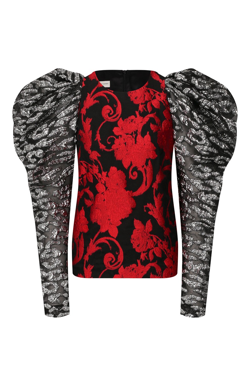 Топ из смеси вискозы и шелка DRIES VAN NOTEN красного цвета по цене 120500 руб., арт. 201-30765-9364, фото 1 Топ из смеси вискозы и шелка DRIES VAN NOTEN, арт. 201-30765-9364, фото 1