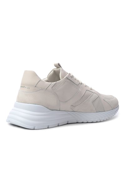 Кожаные кроссовки STEFANO RICCI кремового цвета по цене 124000 руб., арт. UV689G6676/WYSDP, фото 4 Кожаные кроссовки STEFANO RICCI, арт. UV689G6676/WYSDP, фото 4