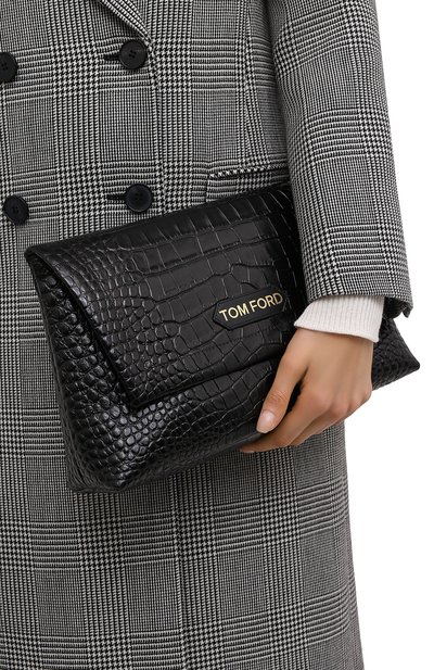 Сумка label medium TOM FORD черного цвета по цене 217000 руб., арт. L1398T-LCL132, фото 2 Сумка label medium TOM FORD, арт. L1398T-LCL132, фото 2