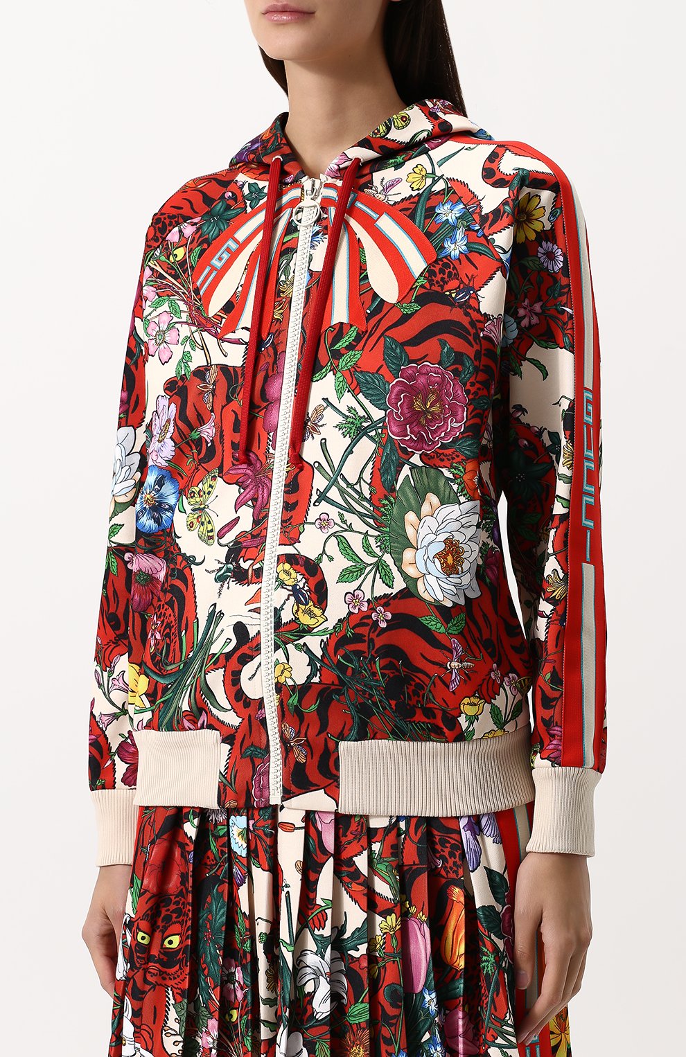 Кардиган на молнии с принтом GUCCI, арт. 502303/X9N75, фото 3