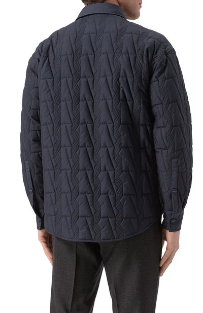 Хлопковая куртка-рубашка KITON, арт. UGK097K0753F01, фото 4