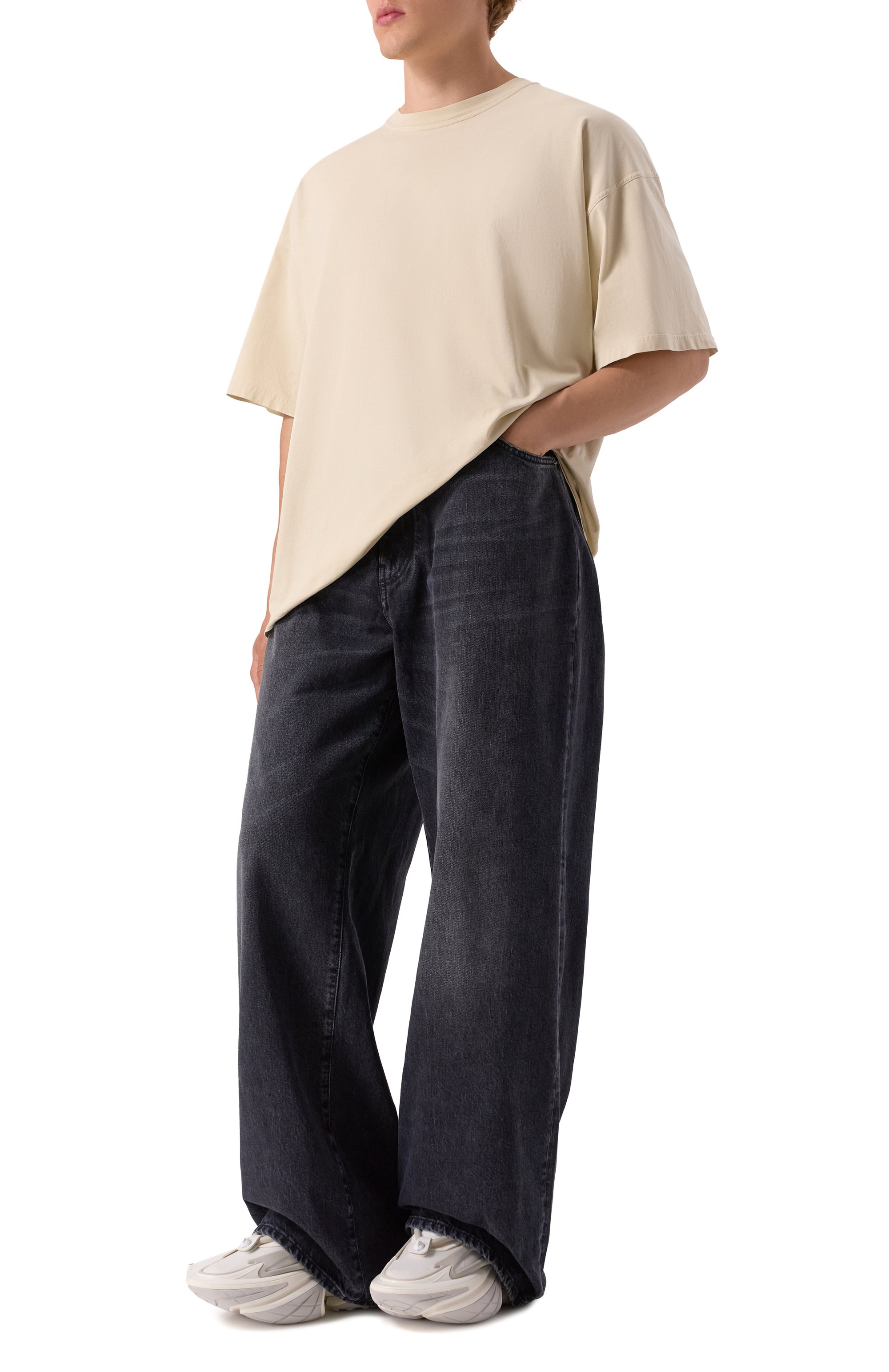 Комбинированные кроссовки unicorn BALMAIN, арт. AM1VJ309/KNLR, фото 2