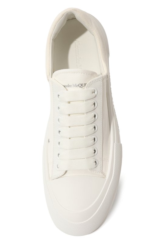 фото Текстильные кеды deck plimsoll alexander mcqueen