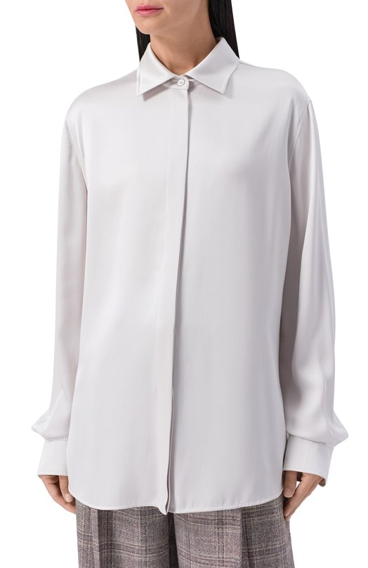 Шелковая блузка MVST M25.1PW.B004/SILK Серый  M25.1PW.B004/SILK Фото 3