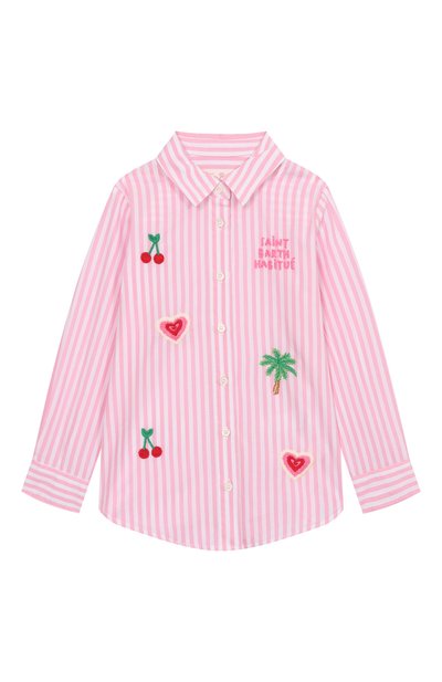 Хлопковая рубашка MC2 SAINT BARTH, арт. STBK MINI BRIGITTE/BRIG003/01921F