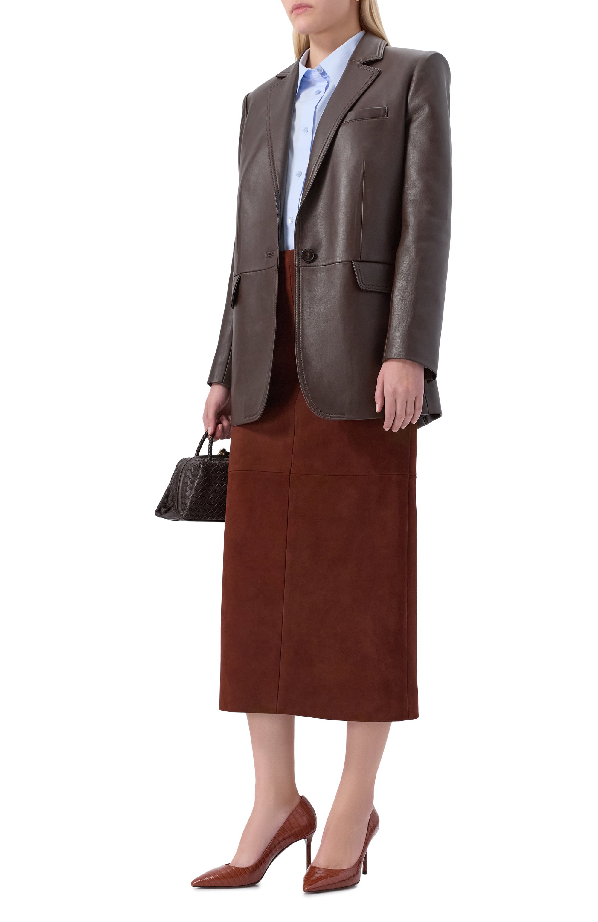 Кожаные туфли romy 85 JIMMY CHOO, арт. R0MY 85/CCL, фото 3