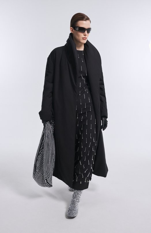 Шерстяное платье Armarium ARMFWD046/WE01 Чёрный  ARMFWD046/WE01 Фото 5