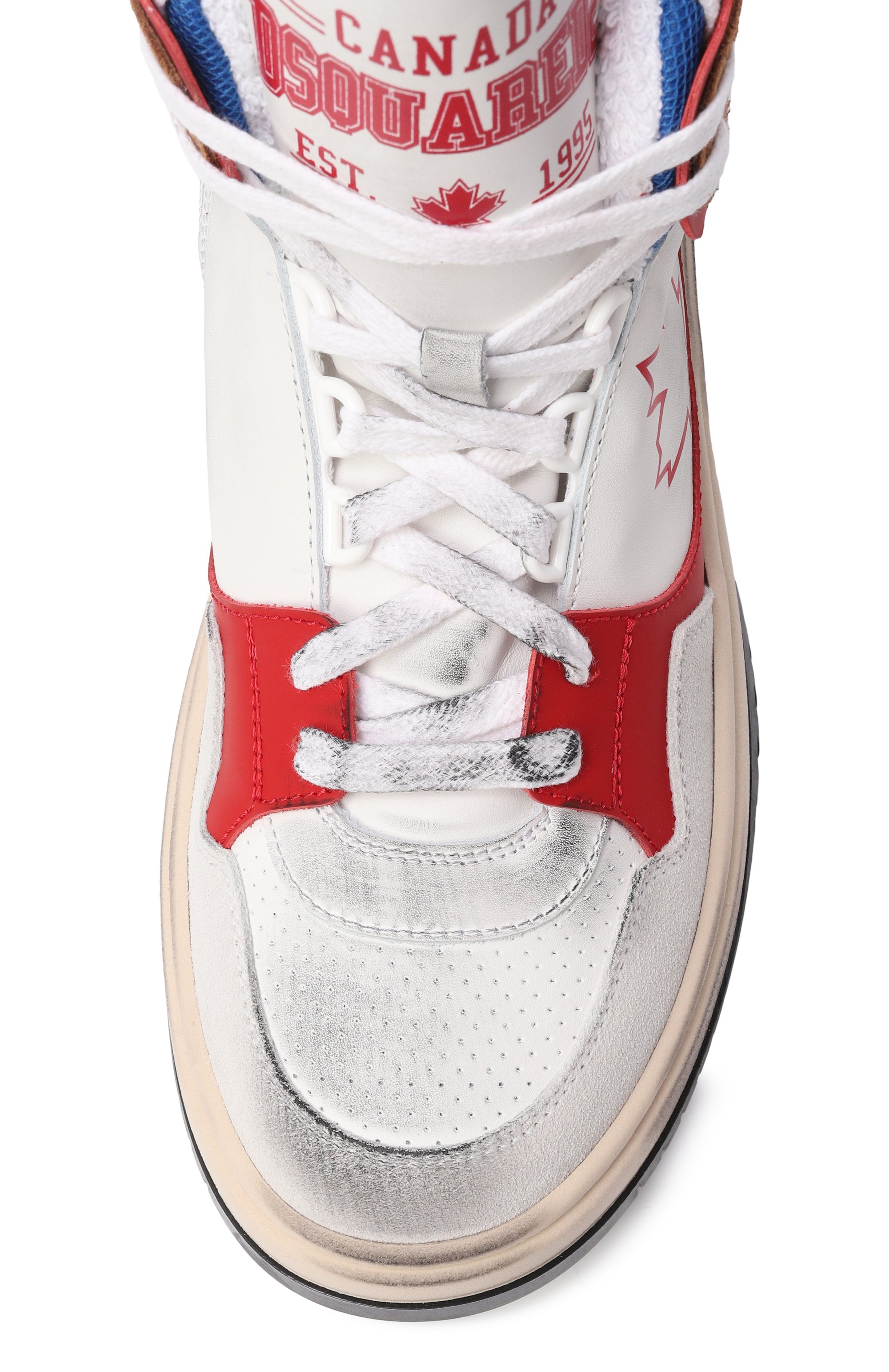 Кожаные кеды DSQUARED2, арт. 82782/VAR1, фото 4