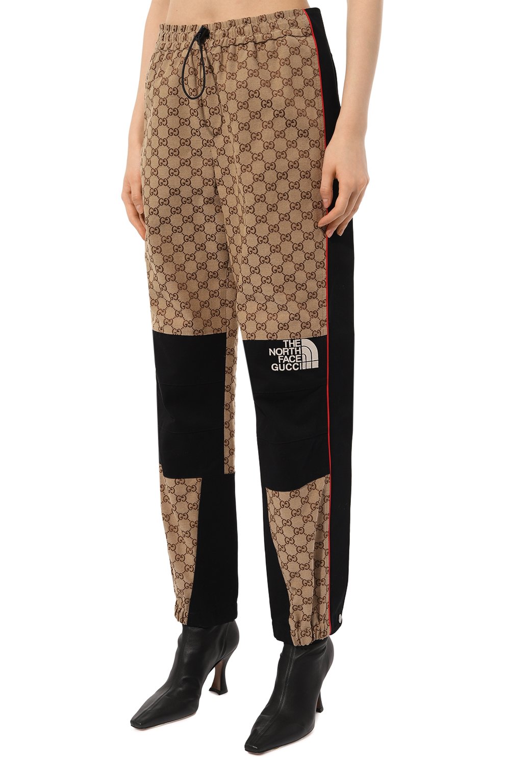 Джоггеры the north face x gucci GUCCI бежевого цвета по цене 172800 руб., арт. 671191 ZAHP0, фото 3 Джоггеры the north face x gucci GUCCI, арт. 671191 ZAHP0, фото 3