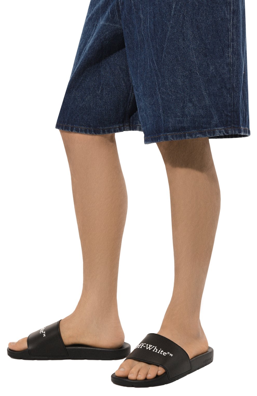 Шлепанцы bookish OFF-WHITE, арт. 0MIU002C99MAT001, фото 3