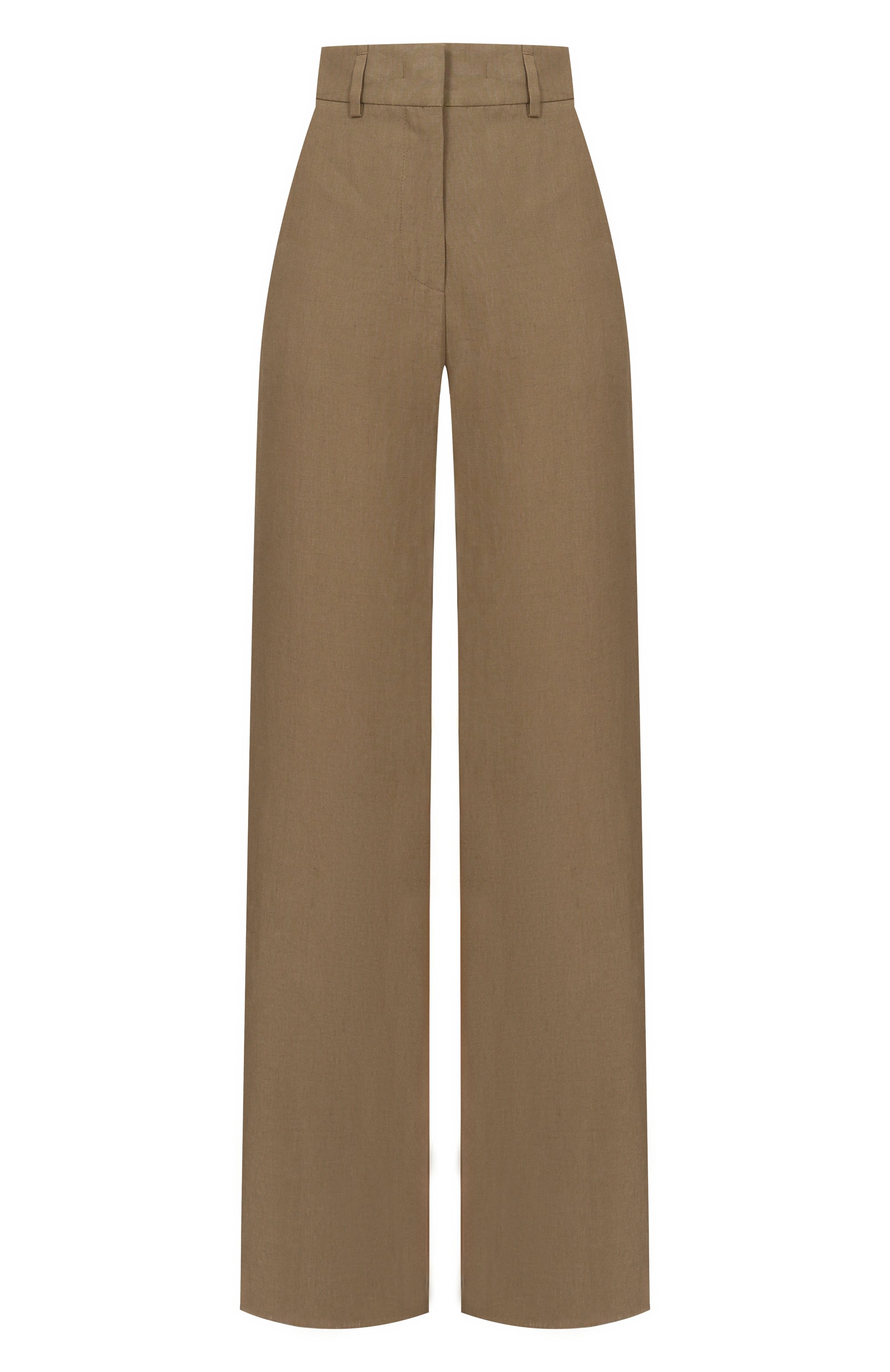 Льняные брюки GIORGIO ARMANI хаки цвета по цене 158000 руб., арт. GW002791/TE11126, фото 1 Льняные брюки GIORGIO ARMANI, арт. GW002791/TE11126, фото 1