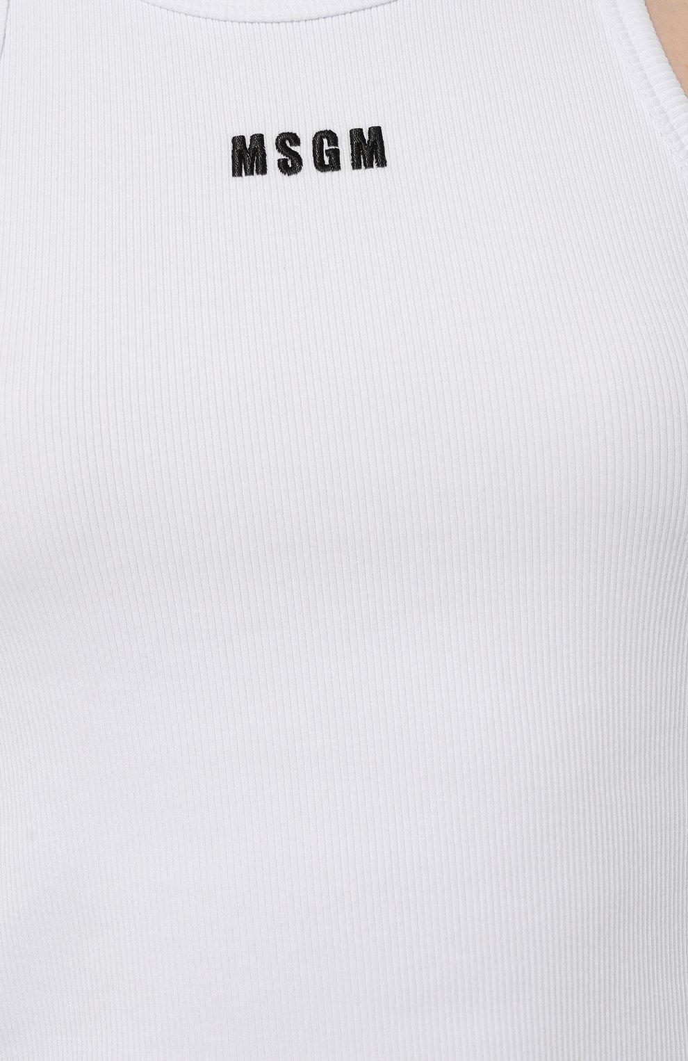 Хлопковая майка MSGM, арт. 3741MDT77/247794, фото 5
