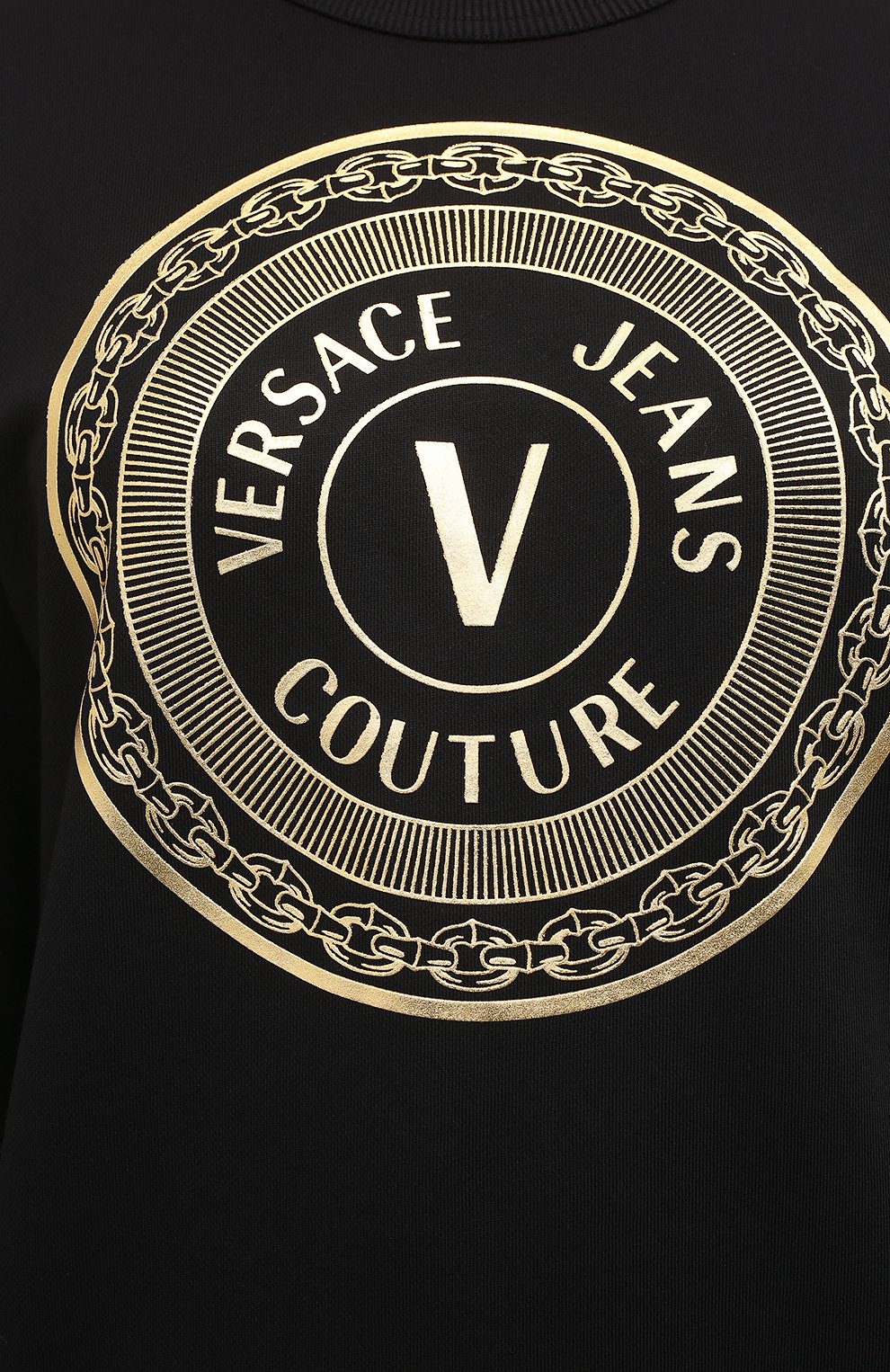 Хлопковый свитшот VERSACE JEANS COUTURE, арт. B6HZA7TX-ZDP309 REG. 48 F0IL/30318, фото 5