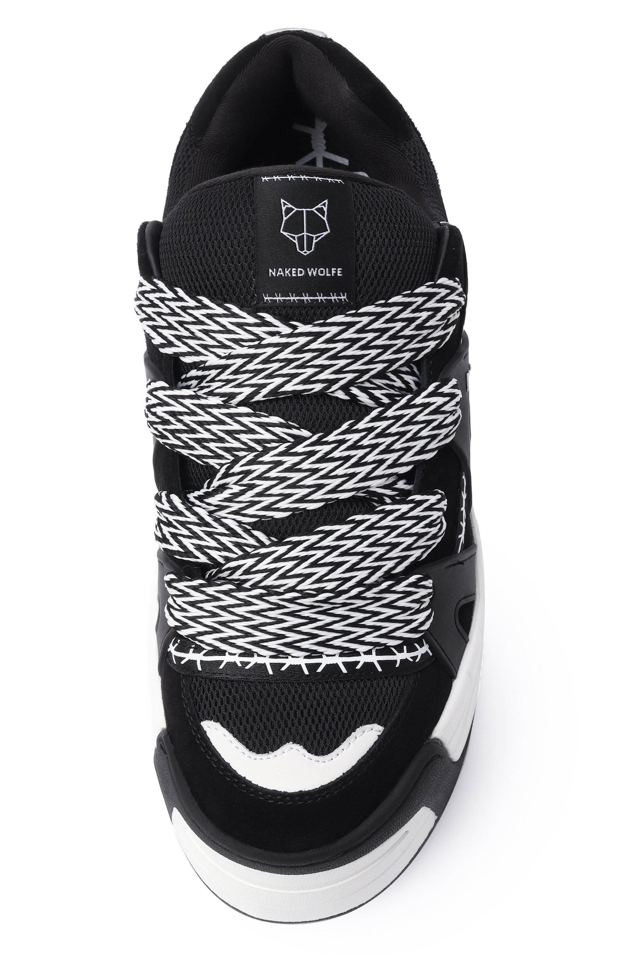 Комбинированные кеды slider NAKED WOLFE, арт. SLIDER/SUEDE, фото 6