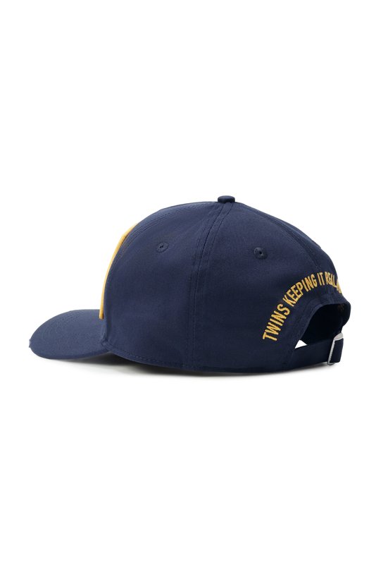 Хлопковая бейсболка Dsquared2 BCM0922/05C00001 Синий  BCM0922/05C00001 Фото 3