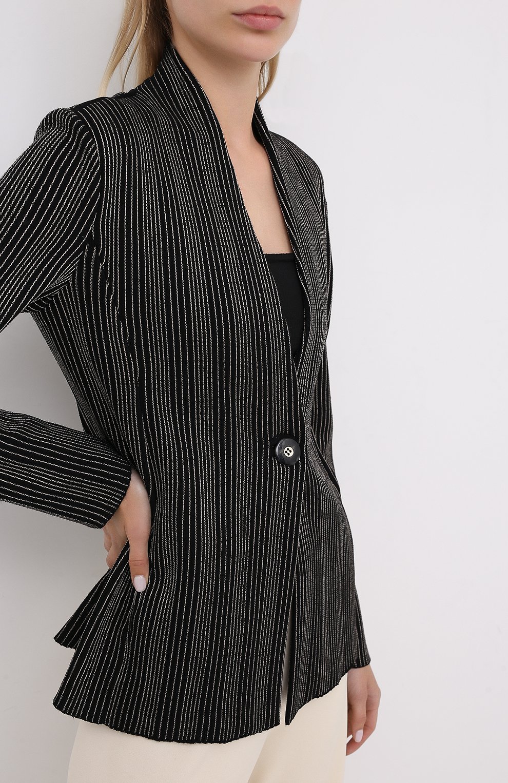 Жакет из вискозы GIORGIO ARMANI, арт. 6HAG09/AM30Z, фото 3