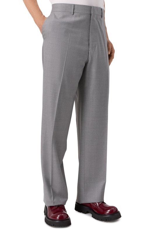 Шерстяные брюки Moschino V0307/5238 Серый  V0307/5238 Фото 3