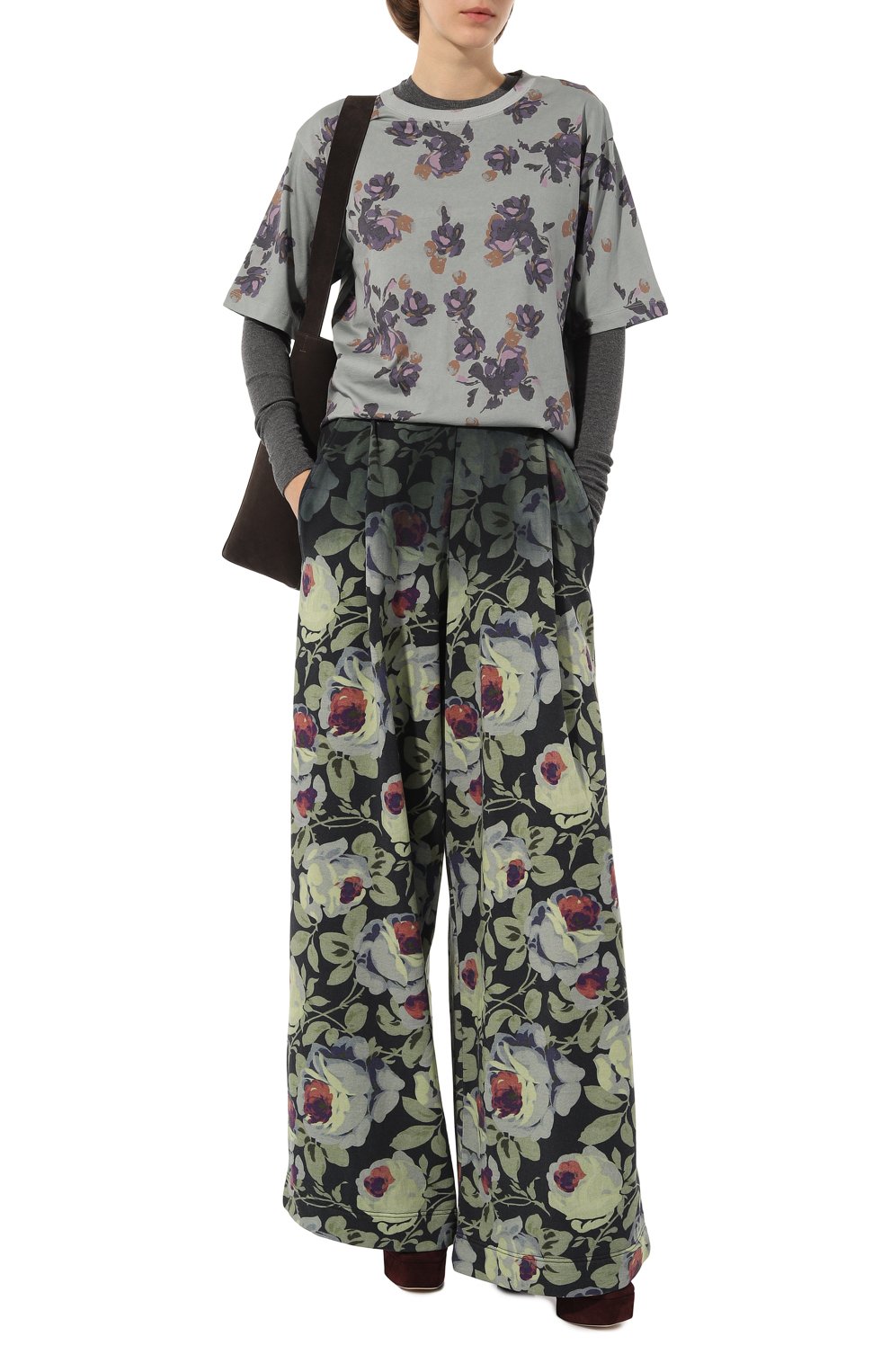 Хлопковая футболка DRIES VAN NOTEN, арт. 232-011150-7639, фото 2