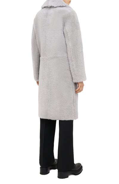 Дубленка MANZONI24 светло-серого цвета по цене 284500 руб., арт. 20M800-S10/38-46, фото 5 Дубленка MANZONI24, арт. 20M800-S10/38-46, фото 5