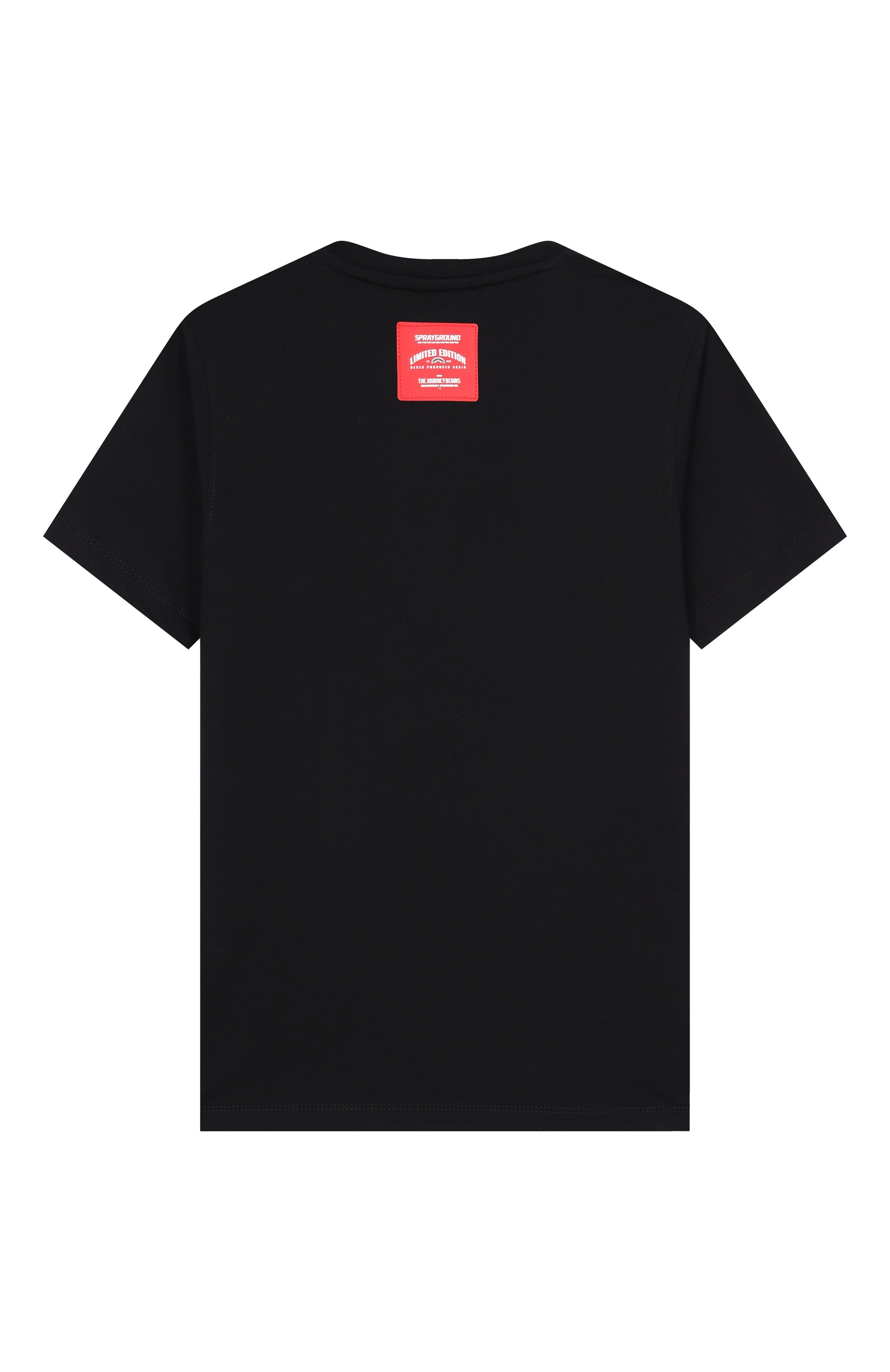 Хлопковая футболка SPRAYGROUND черного цвета по цене 8745 руб., арт. SPY1384BLK, фото 2 Хлопковая футболка SPRAYGROUND, арт. SPY1384BLK, фото 2