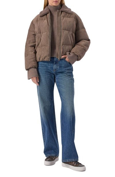 Замшевый пуховик BRUNELLO CUCINELLI, арт. MPCLF7932, фото 2