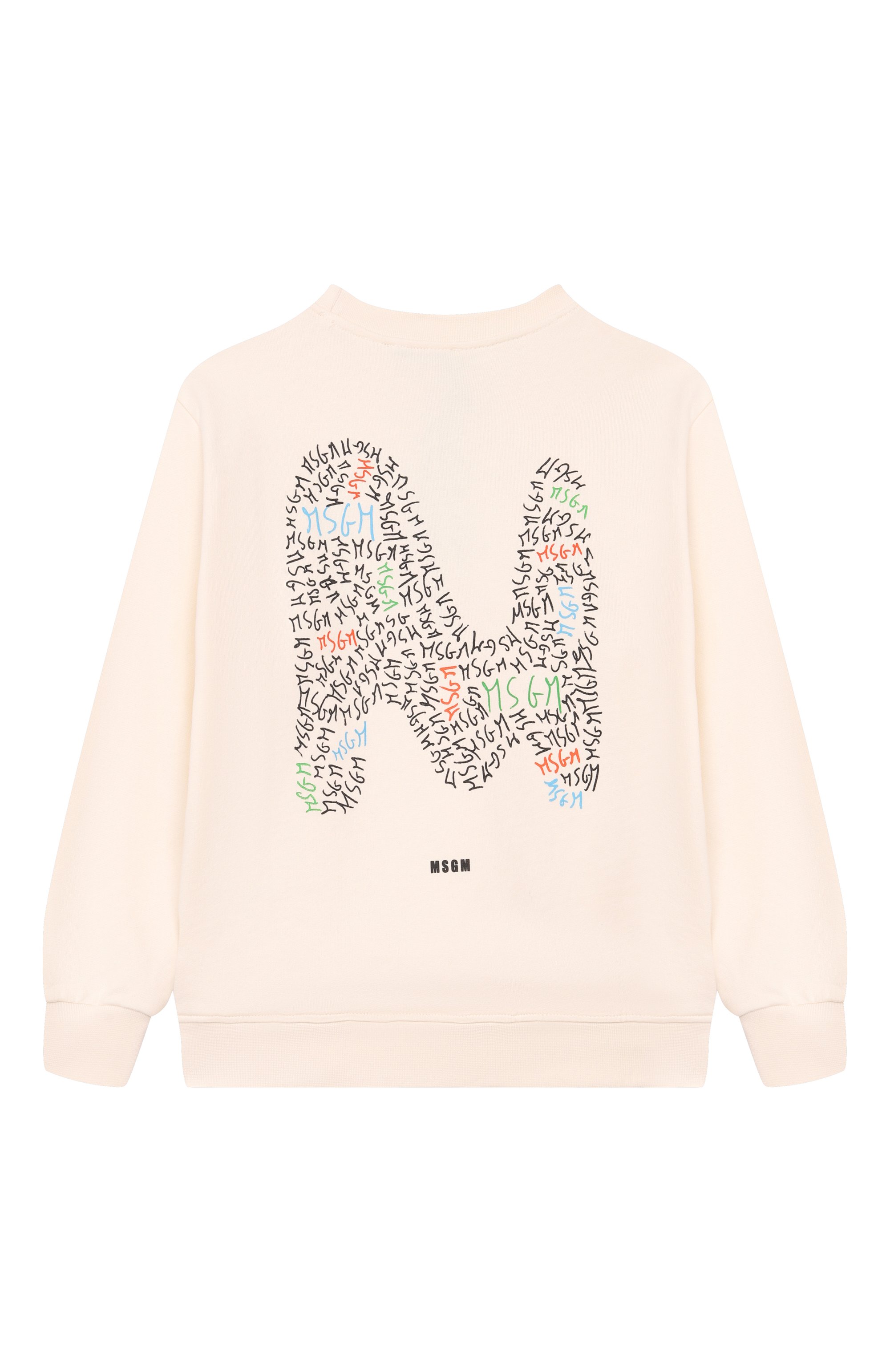 Хлопковый свитшот MSGM KIDS, арт. S6MSJBSW237, фото 2