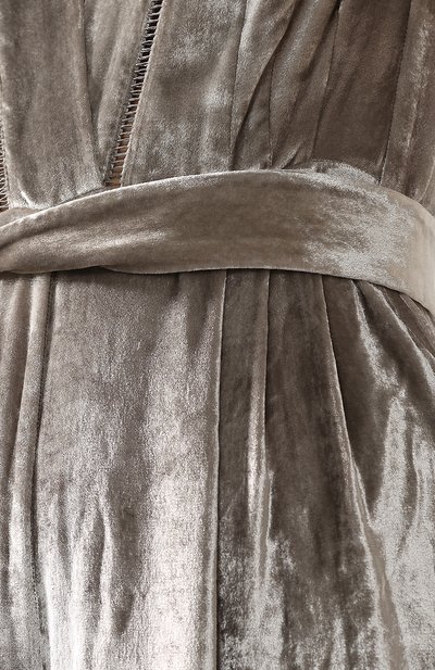 Бархатный комбинезон с поясом BOTTEGA VENETA, арт. 523968/VER00, фото 5